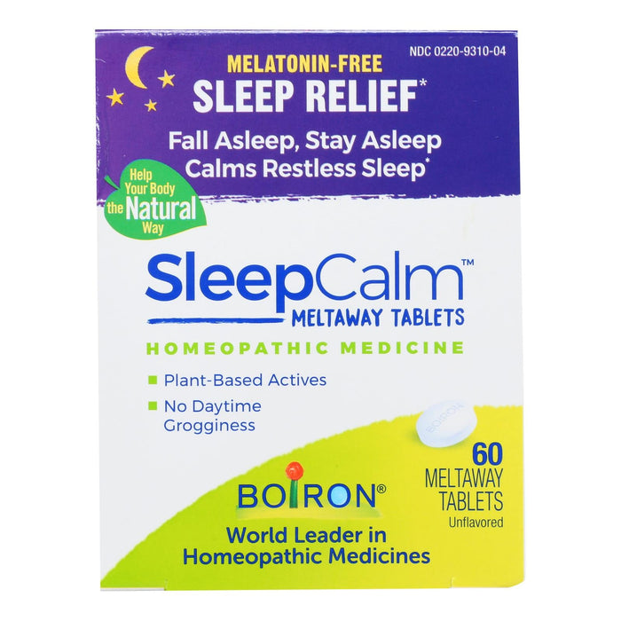 Boiron Sleepcalm: Natural Sleep Aid for Restful Nights (60 Tablets)