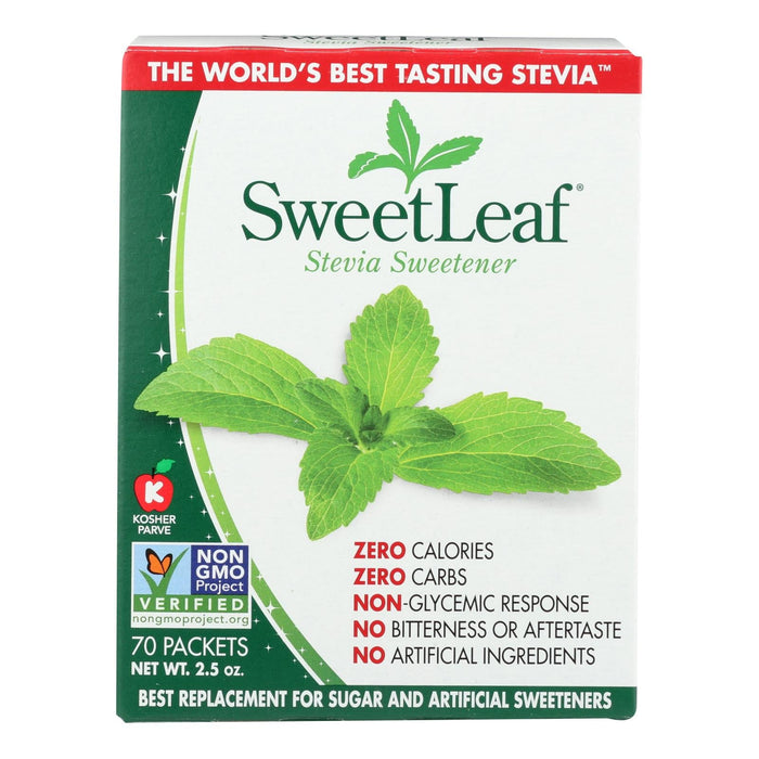 Sweet Leaf Stevia Sweetener Packets, 70 Count