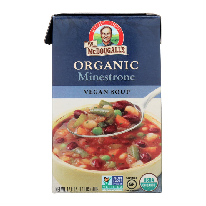 Dr. Mcdougall's Organic Minestrone Soup (Pack of 6 - 17.6 Oz.)