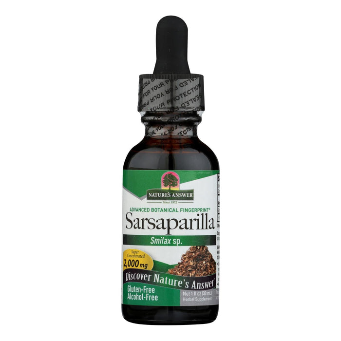 Nature's Answer 1 Oz. Alcohol-Free Sarsaparilla
