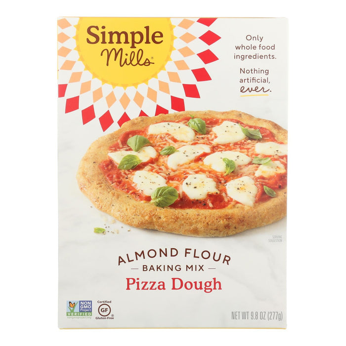 Simple Mills Grain-Free Almond Flour Pizza Dough Mix (Pack of 6 - 9.8 Oz.)