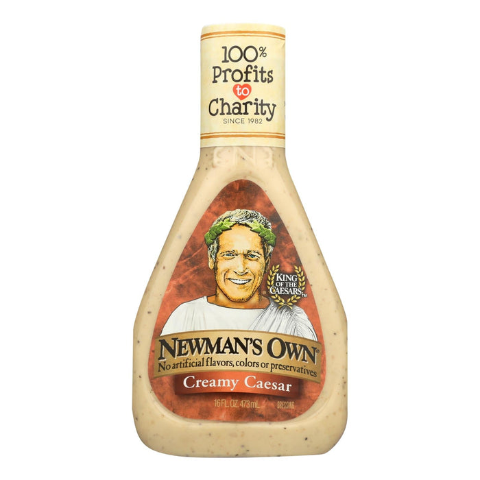 Newman's Own Creamy Caesar Dressing, 6-Pack of 16 Fl Oz. Bottles