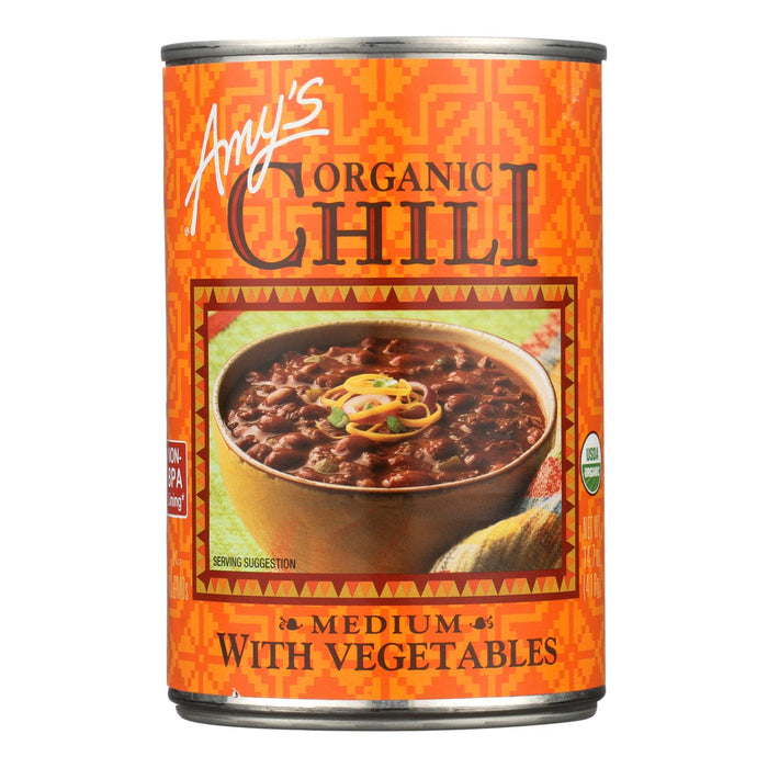 Amy's Organic Hearty Medium Chili With Veggies