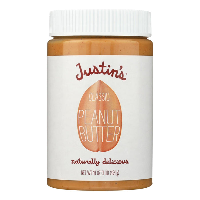 Justin's Nut Butter Classic Peanut Butter - Pack of 12 - 16 Oz.