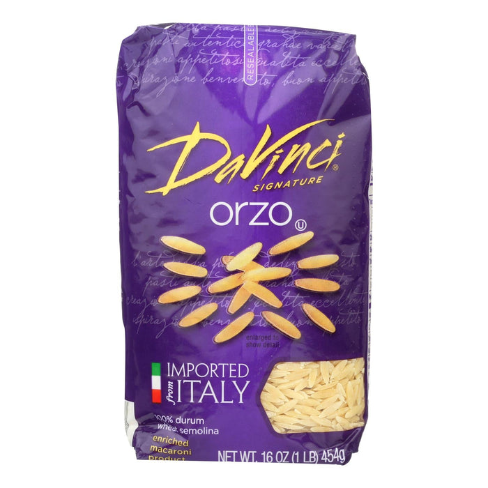 Davinci Orzo Pasta, 1 Pound (Pack of 12)