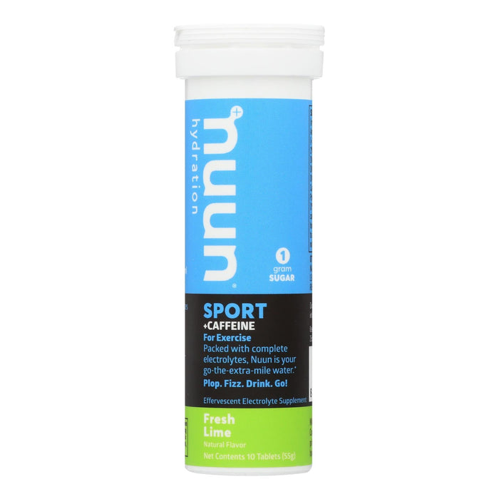 Nuun Energy Hydration Drink Tabs, Lemon-Lime (Pack of 8)