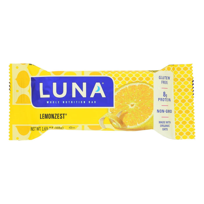 Luna Organic Lemon Zest Bars by Clif (15x 1.69 Oz.)