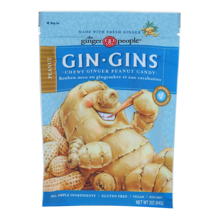 The Ginger People Peanut Chewy Ginger Candy 3 Oz.