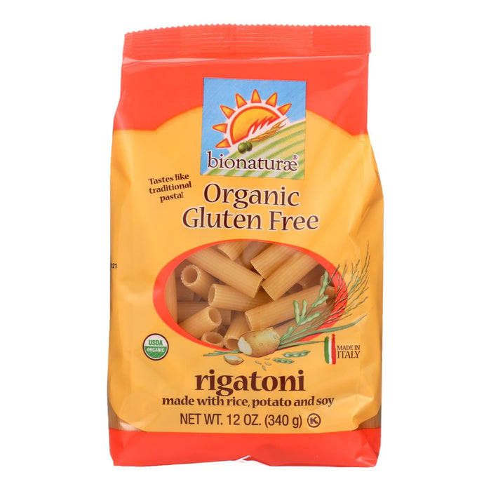 Bionaturae 12-Ounce Gluten-Free Rigatoni (Pack of 12)