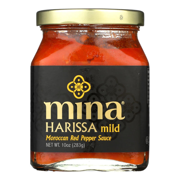 Mina's Mild Harissa Sauce, Pack of 12 - 10 Fl Oz