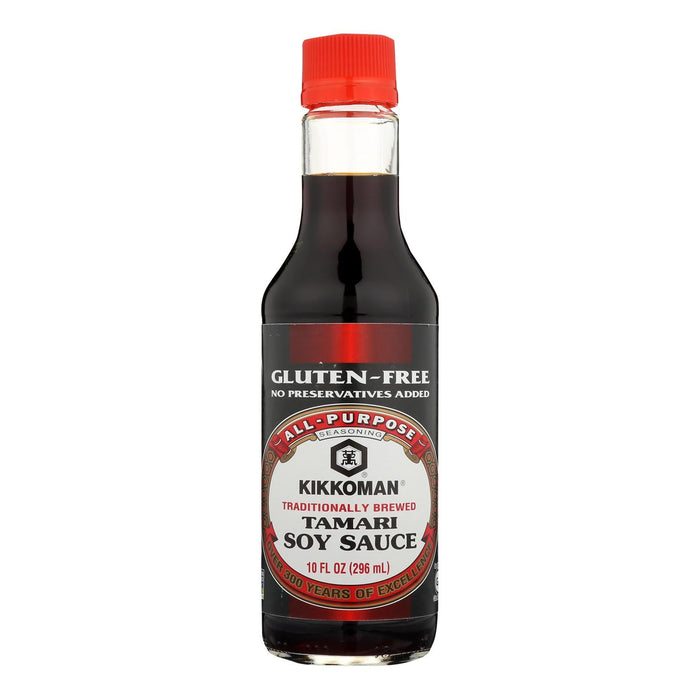 Kikkoman Naturally Brewed Tamari Soy Sauce (Pack of 6 x 10 fl oz)