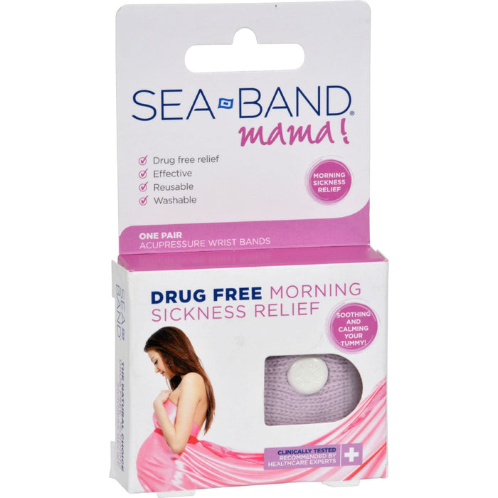 Sea-Band Mama Wristbands for Morning Sickness Relief