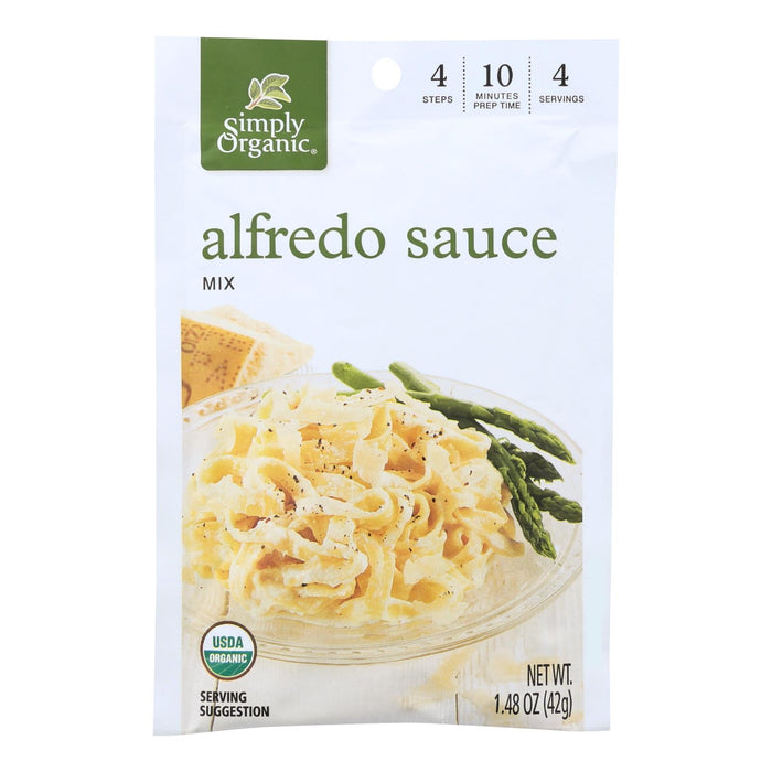 Simply Organic Alfredo Seasoning Mix | Case of 12 | 1.48 oz Each