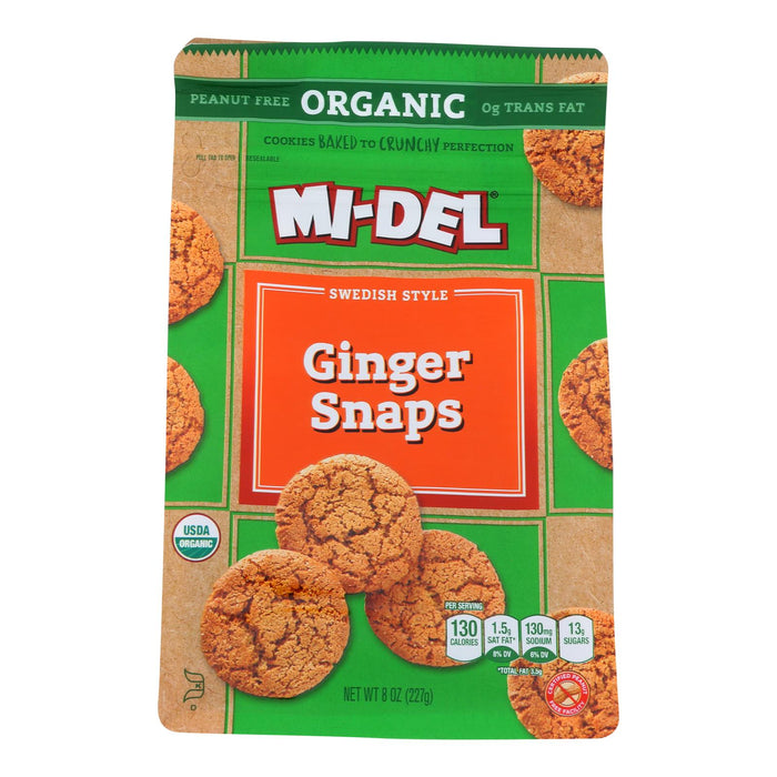 Midel Classic Ginger Snaps Cookies, 8 Pack, 8 Oz. Per Pack
