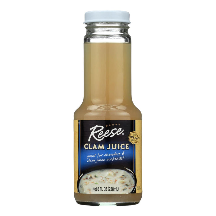 Reese's Savory Clam Juice, Rich in Flavor (Pack of 6 - 8 Fl Oz Bottles)