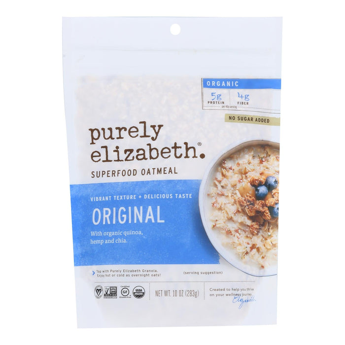 Purely Elizabeth Organic Ancient Grain Original Oatmeal - 10 Oz - Pack of 6