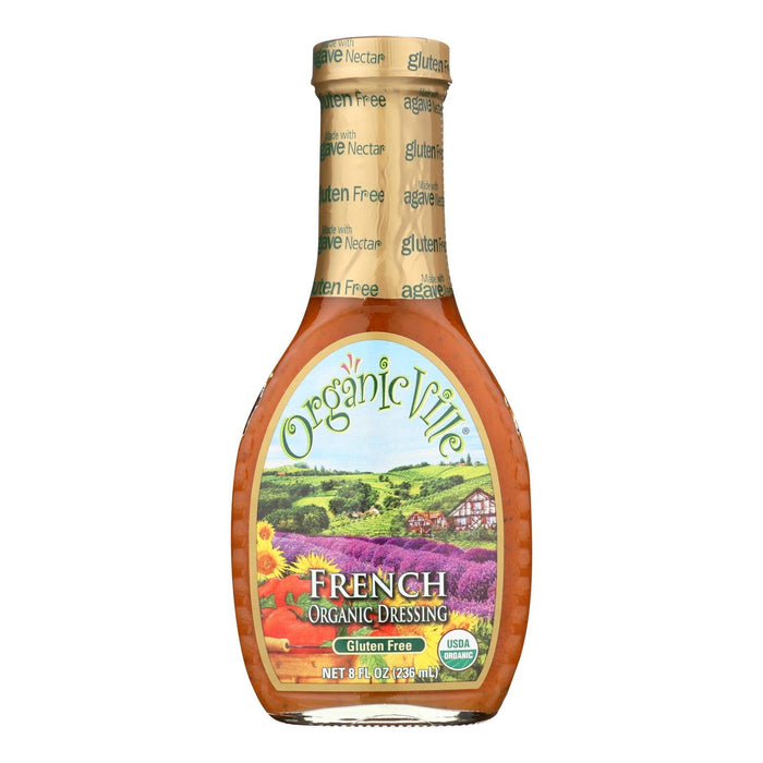 Organic Ville Organic French Dressing (6 - 8 Fl Oz Packs)