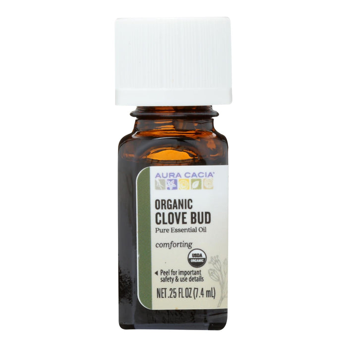 Aura Cacia Organic Clove Bud Essential Oil (.25 Oz.)