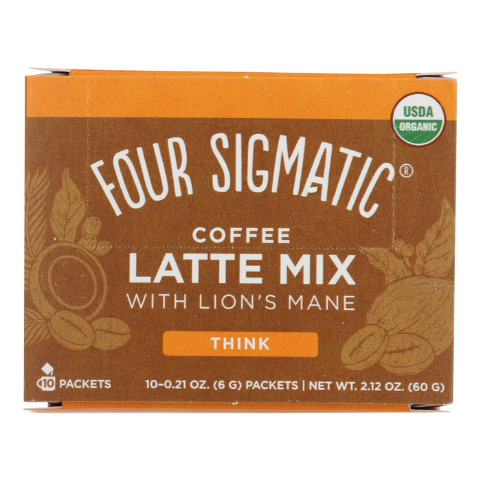 Four Sigmatic Lion's Mane Latte Powder, 10 Count