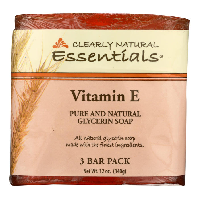 Clearly Natural Bar Soap (Pack of 3) - Vitamin E - 4 Oz.