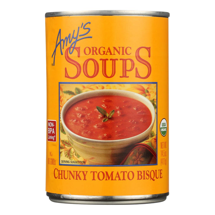 Amy's Organic Chunky Tomato Bisque, 14.5 Oz (Pack of 12)