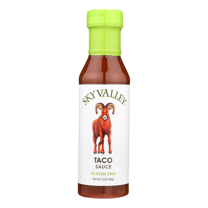 Sky Valley Taco Sauce, 13 Oz Bottle (Pack of 6)