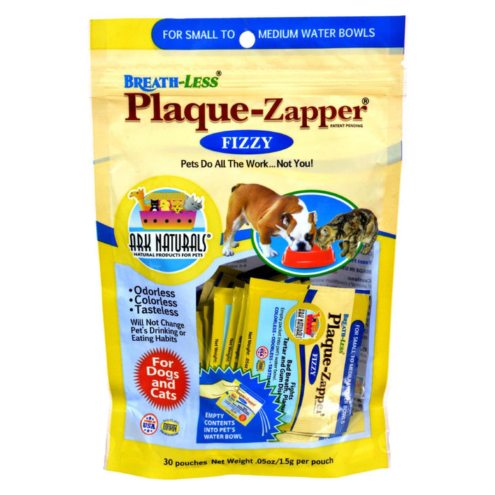 Ark Naturals Plaque-Zapper Fizzy Breath Freshener for Small to Medium Pets (30 Chews)