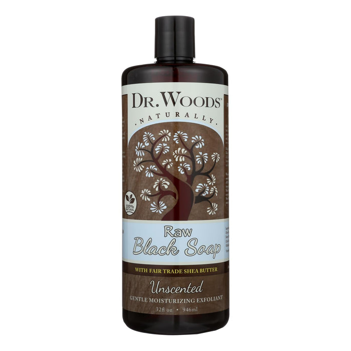 Dr. Woods Naturals Black Soap - Shea Vision - Unscented - 32 fl. oz.