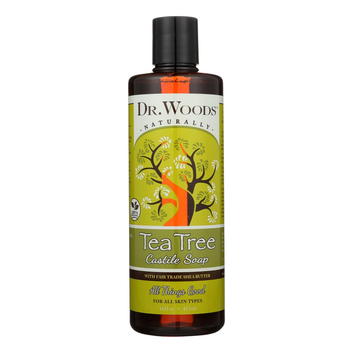 Dr. Woods Tea Tree Shea Vision Pure Castile Soap - 16 Fl Oz