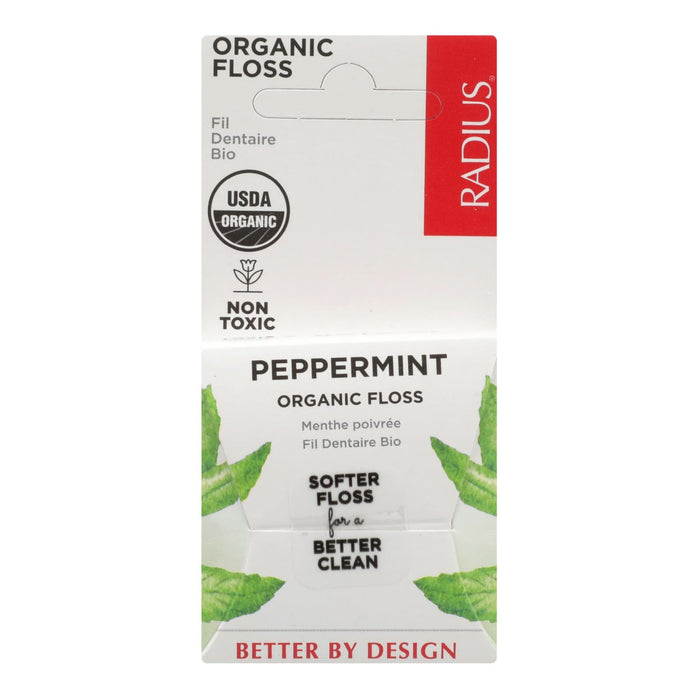 Radius Peppermint Floss Sponge (Pack of 6 - 55 Yards Each)