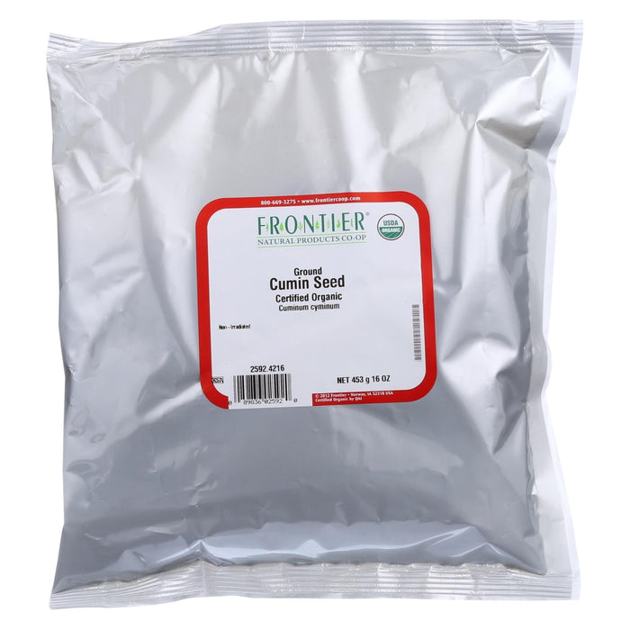 Frontier Herb - Organic  Cumin Seed Powder (1lb) - Bulk Ground Cumin
