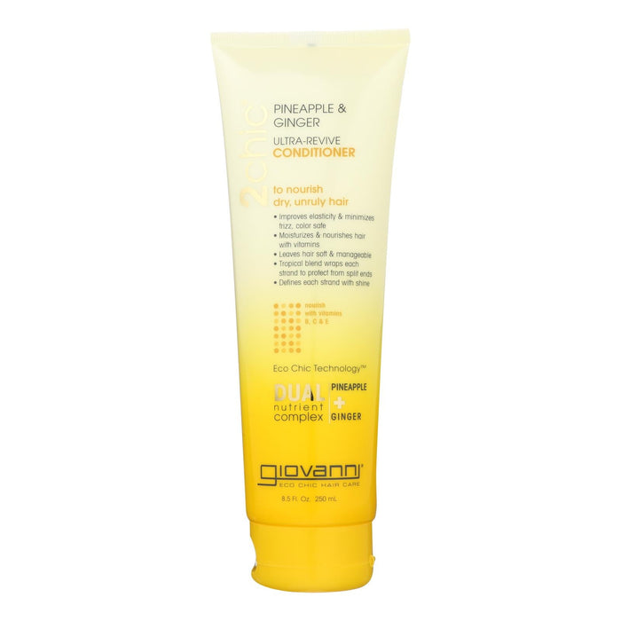 Giovanni Pineapple & Ginger Conditioner - Hydrating, 8.5 Oz.