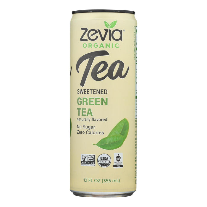 Zevia Sweetened Green Tea, 12 Fz (Pack of 12)