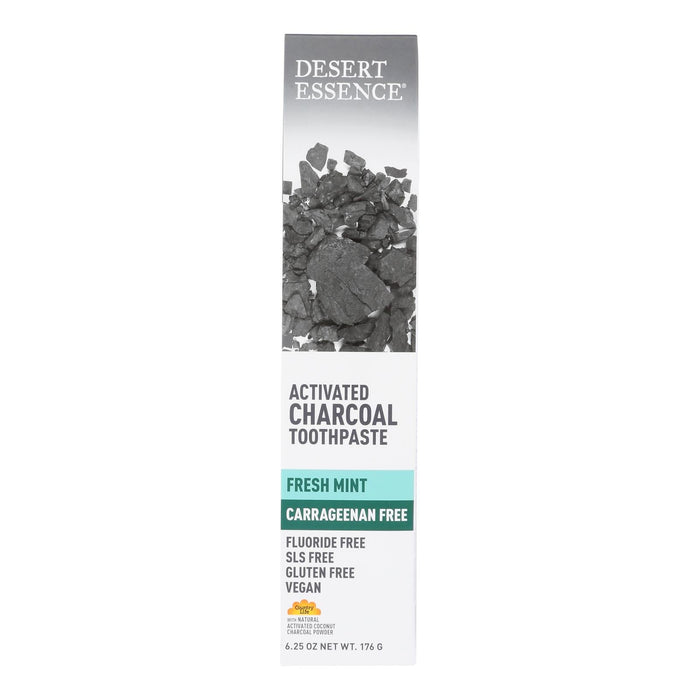 Desert Essence Activated Charcoal Powder for Detox and Skincare (6.25 Oz.)