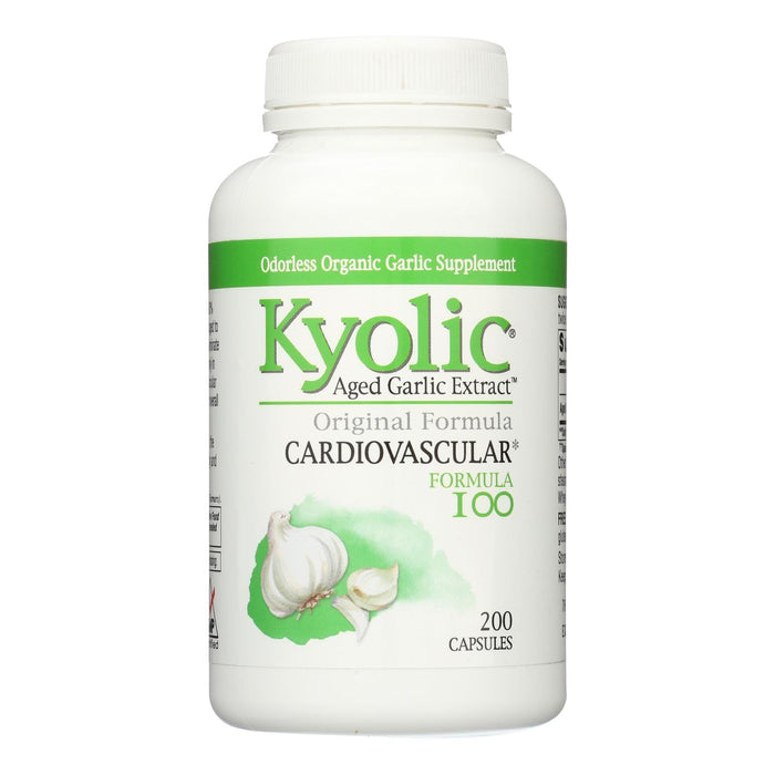 Kyolic Aged Garlic Extract Cardiovascular Support Formula - 200 Capsules