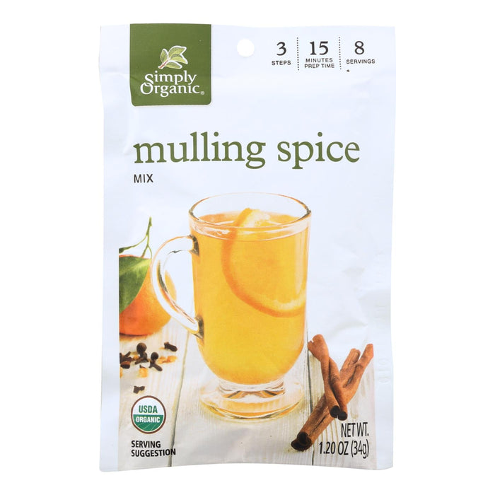 Organic Mulling Spice (Pack of 8) - Gluten Free, Simply Organic 1.2 Oz