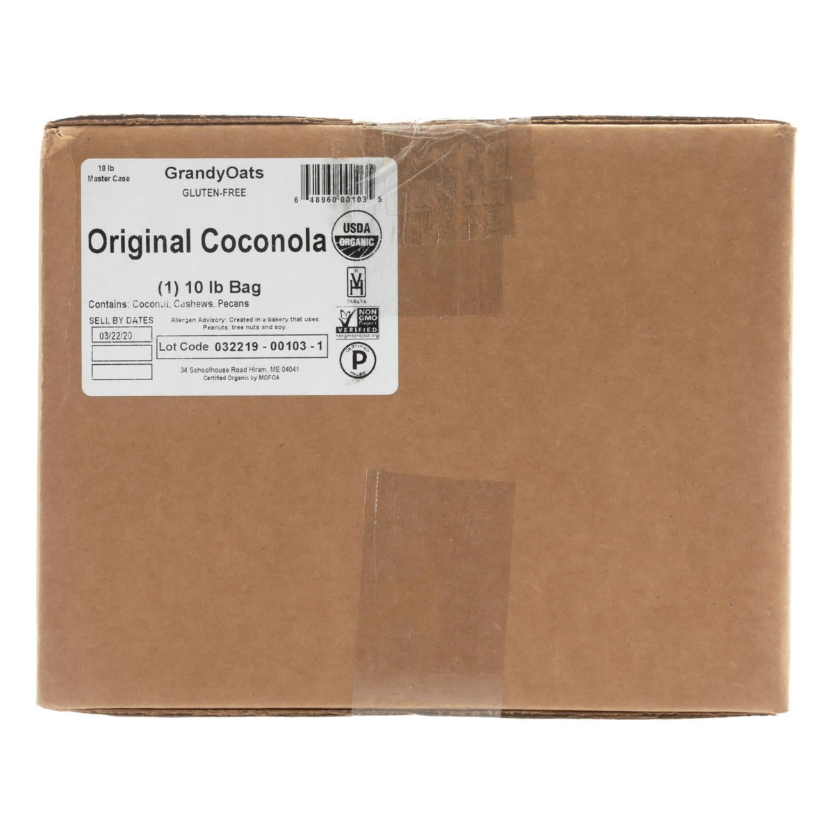 Grandy Oats Organic Coconola Granola, 10 lbs — Specialty Food Source