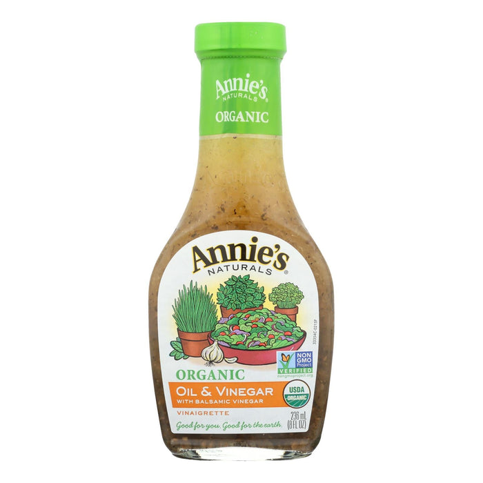 Annie's Naturals Organic Vinaigrette Oil and Vinegar, 6 Pack (8 Fl Oz Each)