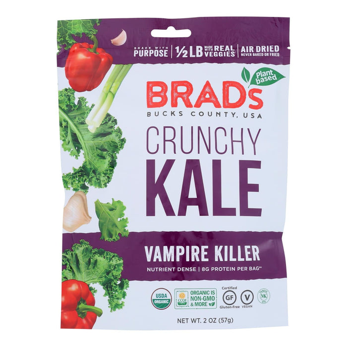 Brad's Plant-Based Raw Crunch Vampire Killer (Pack of 12, 2 Oz. Bags)