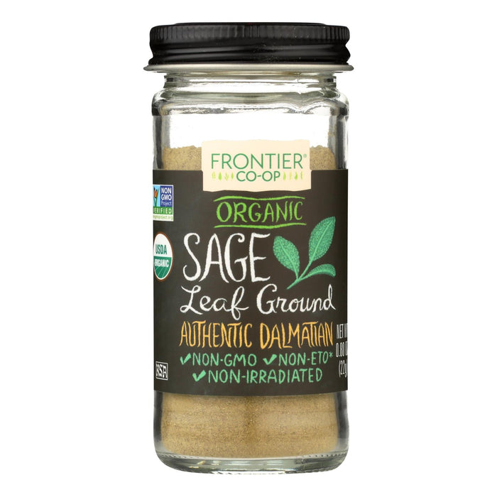 Frontier Herb - Organic Sage Leaf, Ground (.8 Oz.)