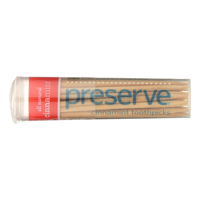 Preserve Cinnamint Flavored Toothpicks - 35 Pieces