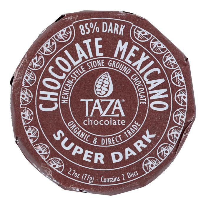 Organic Mexican Super Dark Chocolate Discs (Pack of 12 - 2.7 Oz.)