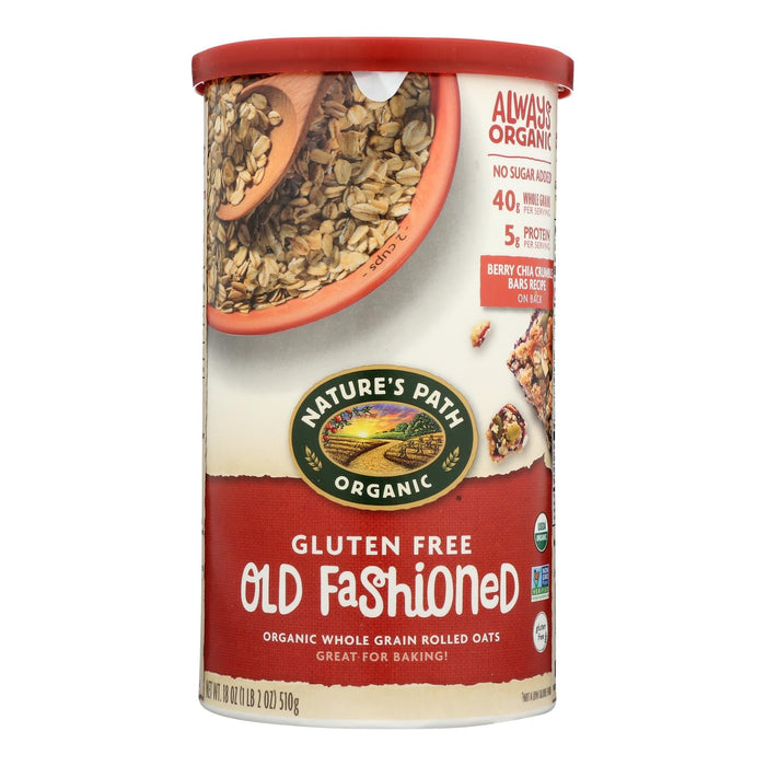 Nature's Path 18 Oz. Organic Old-Fashioned Oats (Pack of 6)