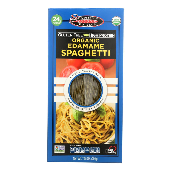 Seapoint Farms Edamame Spaghetti, Gluten-Free and Grain-Free, High in Fiber (Pack of 12 - 7.5 Oz.)