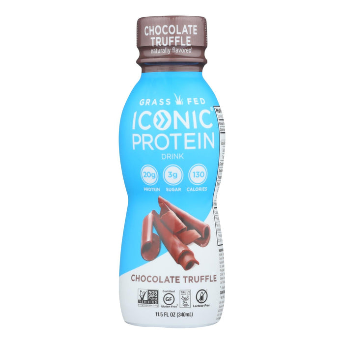 Iconic Protein Shake - Chocolate Truffle (Pack of 12) - 11.5 Fl Oz.