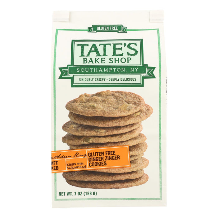 Tate's Bake Shop Ginger Zinger Cookies, 7 Oz. (Pack of 12)