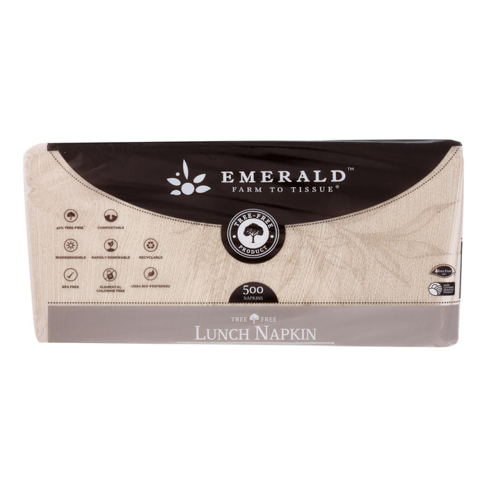 Emerald Brand 500-Count Premium Lunchtime Napkins