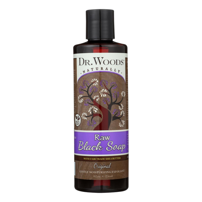 Dr. Woods Shea Vision Pure Black Soap with Organic Shea Butter (8 Fl Oz)