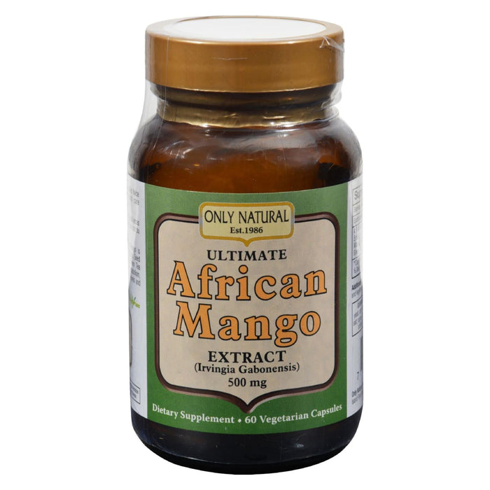 Only Natural Ultimate African Mango (Irvingia Gambonensis) Extract - 500 Mg - 60 Capsules