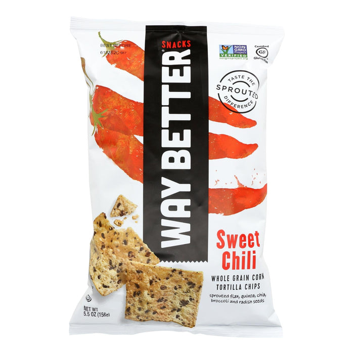 Way Better Snacks Sweet Chili Tortilla Chips - 12 Pack, 5.5 Oz.